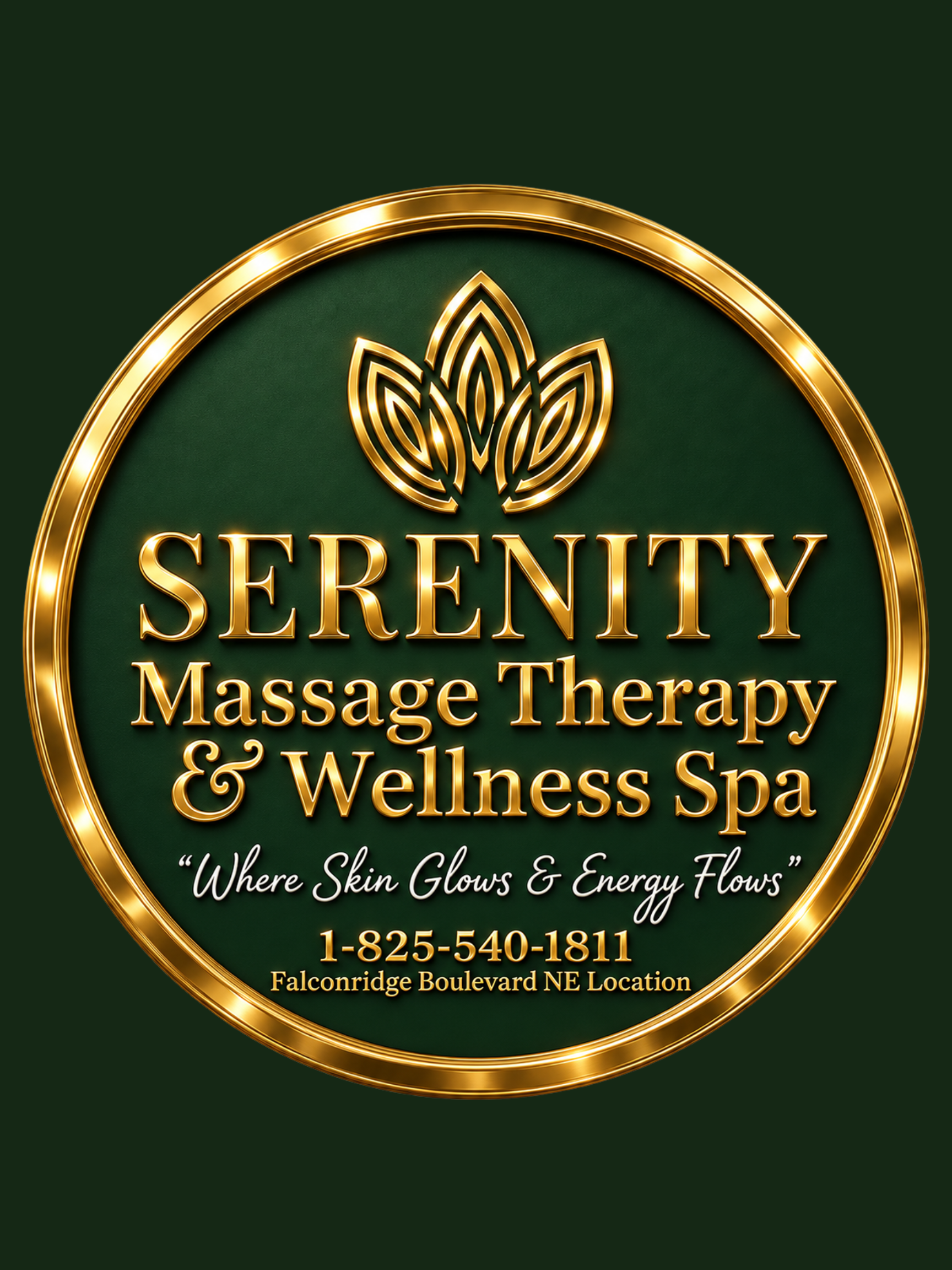 Serenity Massage Therapy & Wellness Spa — Falconridge logo